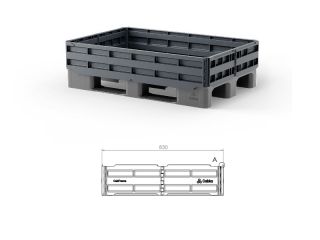 PLASTIKOWA NADSTAWKA PALETOWA<br>CabFrame 1208
Wymiary zewnętrzne
120 × 130 ×12,8 cm
Nr artykułu: CabFrame1208
ilość na palecie: 40