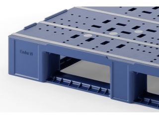 PALETA PLASTIKOWA WYTRZYMAŁA</br>Endur i9 (OD-5R)
wymiary:
120,0 × 100,0 × 16,5 cm 
Nośność: 8 000 kg