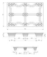 Paleta INKA
Wymiar EURO
800 × 1200 mm 
INKA Typ F8-5 
Wymiar EURO